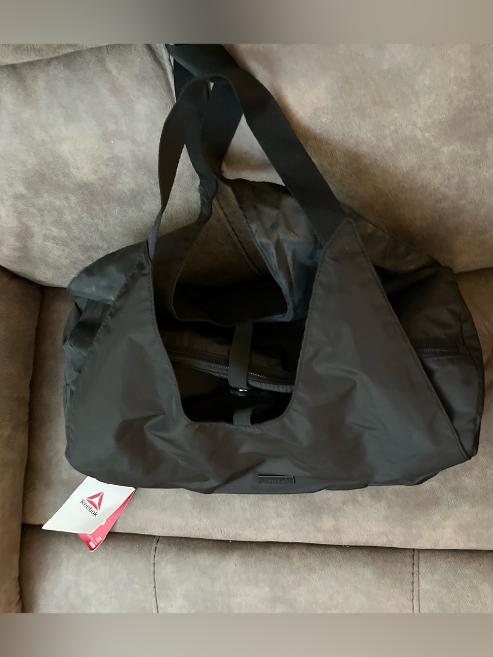 Reebok Black Lightweight Duffel Bag NWT